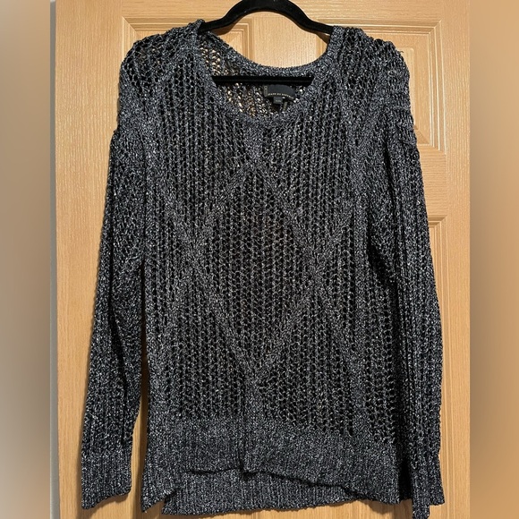 I Jeans by Buffalo Metallic Fisherman Knit Sweater - Picture 1 of 6